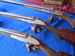 Lefever SxS shotguns from the Lefever Collector's table