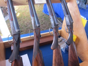 A group of Fox shotguns from the Fox Collector's table