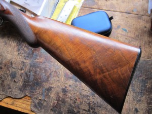 12 gauge W. & C. Scott double barrel shotgun, 1885, incredible condition