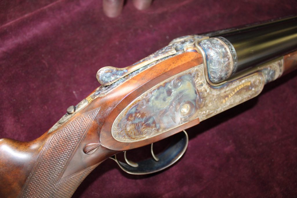 4g sidelock non-ejector SxS shotgun by Allsebrook