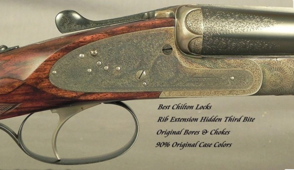 R. G. OWEN 20 BEST ENGLISH SIDELOCK ENGRAVED by KORNBRATH- 2 Bbl. 27 & 28" CHOPPER LUMP- BEST CHILTON LOCKS- ABOUT 1928- 90% ORIG. CASE COLORS