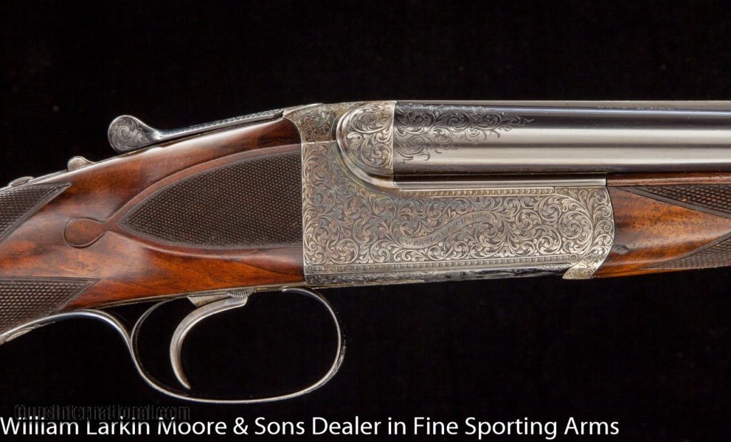 WESTLEY RICHARDS Deluxe Droplock Express .303 Savage Cased in Orig O&L case, Mfg 1907 Near new all original condition