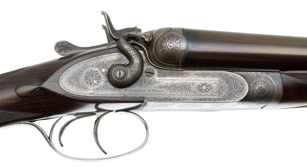 PURDEY BEST HAMMER PIGEON GUN SXS 12 GAUGE